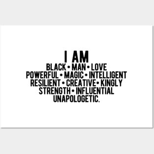 I AM A Strong Black Man | African American Posters and Art